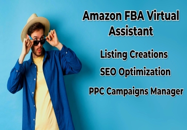I will be amazon fba virtual assistant for private label,  amazon ppc expert