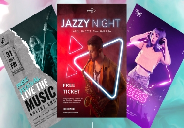 I will create professional flyer for you