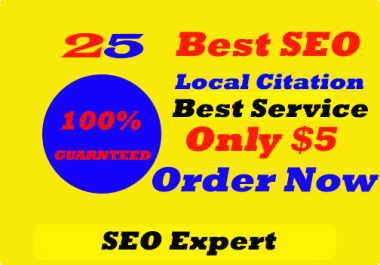 I Will Create 25 High-Quality Local Citations or Local Listing Site