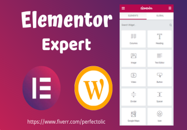 I will create responsive wordpress website or landing page by elementor pro