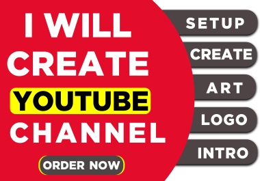 I will create You. Tube with Banner,  Logo,  Intro,  Outro