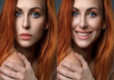 I will add smile to your photo using photoshop