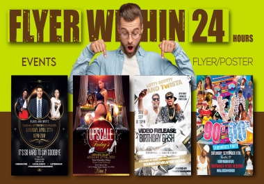 I will do business, dj,  concert, club,  hip hop,  leaflet, party,  event flyer design, poster