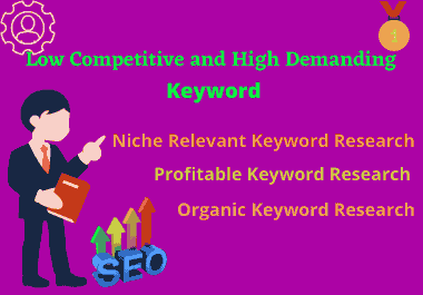 I will do best organic Keyword Research for your business