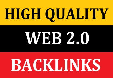I will build 50 Web 2.0 backlinks Contextual Backlinks