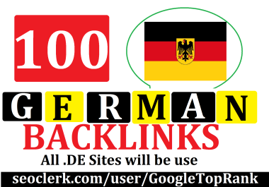 I will do 50 German dofollow backlinks from high quality. DE sites