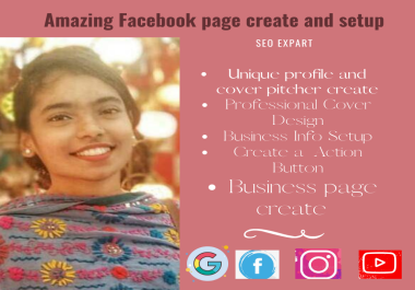 I will do Amazing Business Facebook Page Create Professionally,  Setup and Brand Promoter