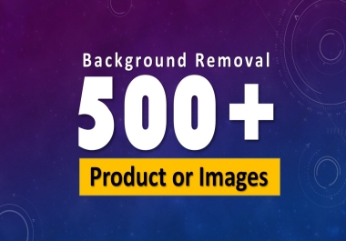 Expert in product background removal work