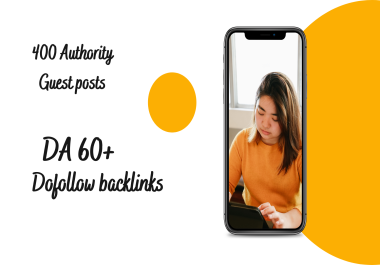 build high authority DA 60+ dofollow link to rank your website