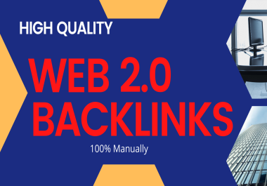 I will Create Manually High quality Super Web 2 0 Backlinks for seo