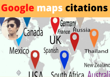 I will create 2000 google map citations for top-ranking on your business and local SEO