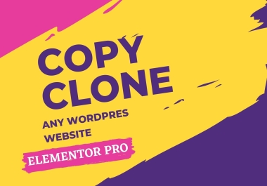 I will do copy clone,  duplicate,  redesign any web page into elementor template as elementor expert