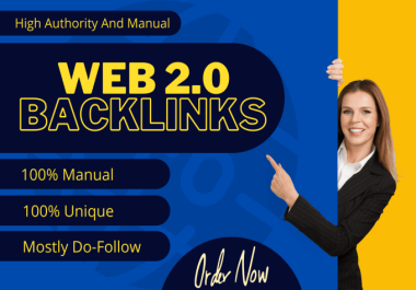I will manually create 30 super web 2 0 high authority backlinks