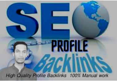 I will do 26 social media SEO profile backlinks