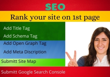 Rank Your Site With SEO 1st Page on Google