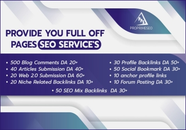 Create 750+ Manual Backlinks - Complete Off-Page SEO Package