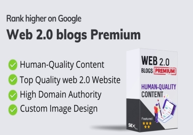 Top Quality web 2.0 backlinks,  Human-Quality Unique Content