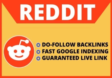 I will provide 12 High-Quality Backlink from Reddit guest post