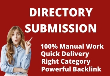 100 High Quality Directory Submission Backlink