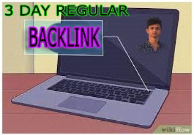 I'ill Do 3 Day Regular SEO Backlink Ranking Your Website.