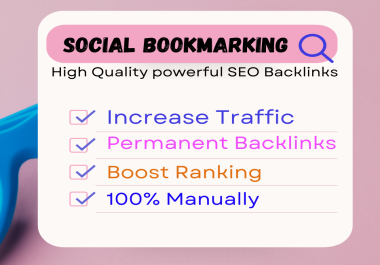 I Will Do 20 High Quality Powerful Social Bookmarking to Rank Your Business.