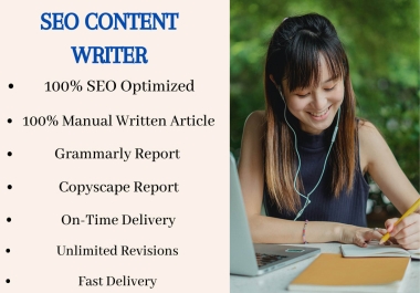 I will write high quality SEO articles and blog posts. If you want bulk article writing work I can