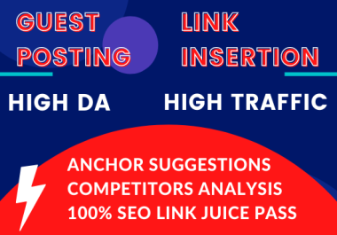 SEO backlinks through guest posts high authority link building