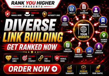 Probably Most Affordable & High Quality Diverse Link Building GET RANKED NOW