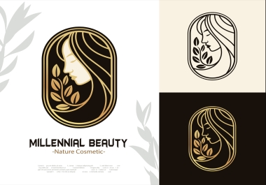 I will do flat minimalist business logo design