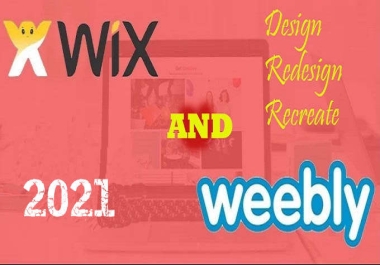 I will design and redesign your wix and weebly website