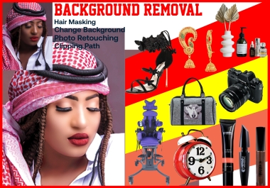 I will do 100 clipping path hair masking only 1 day