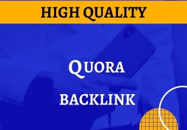 I will promote your website with 20 high-quality niches related quora backlinks