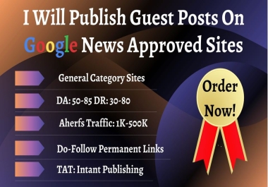 Write and publish Do follow Guest Article with high DA 70+ DR 45+ With high traffic