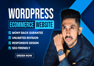Create ecommerce online store,  woocommerce wordpress ecommerce website design
