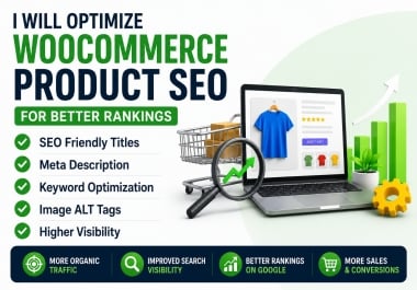 I will optimize WooCommerce product SEO for better rankings