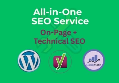 Complete WordPress SEO Setup with Yoast or RankMath + Technical SEO Optimization