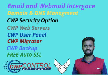 I will setup free web control panel on your vps host with ssl