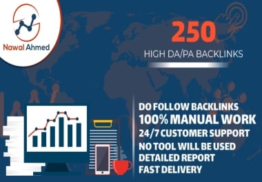 I will do manually 250 do follow blog comments backlinks