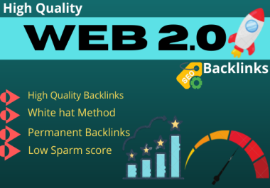 I will create 100 web 2.0 backlinks on high DA site