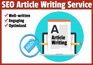 Can write any form of articles about any topic,  upto 1500 words.