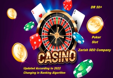 I Will Create 100 PBN All Languages Casino/Poker/Slot/judi/Betting PBN DR 50+ to 70 Backlinks