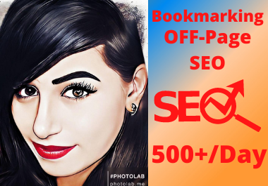 I will 500 bookmarking on high ranking website