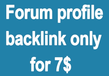 I will provide 2000 forum profile seo backlinks for your site