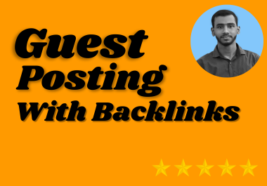 I will build SEO backlinks guest posts high authority link building