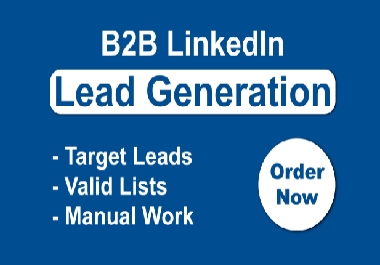 I Will Find B2B Email,  LinkedIn target leads for email marketing