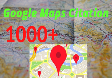 To rank your gmb higher I will create 1000+ google map citations