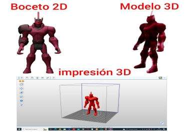 3D MODELING OBJ or STL output format for 3D PRINTING ETC.