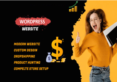 I will build professional WordPress website,  responsive WordPress website design
