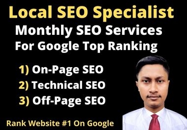 I will rank your Local Website on Google top with Full SEO service