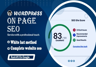 I will do complete on page SEO optimization